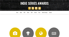 Desktop Screenshot of indieseriesawards.com