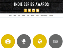 Tablet Screenshot of indieseriesawards.com
